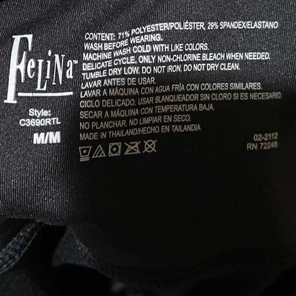 Felina Black Velvety Soft Leggings - Picture 6 of 6